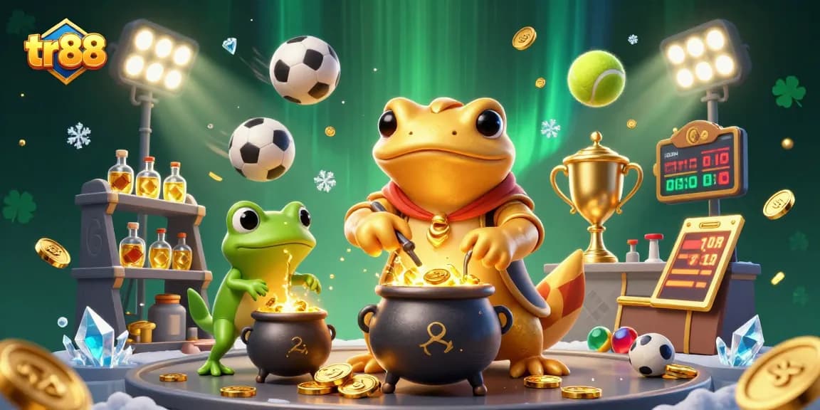 Experience thrilling gameplay at TR88 with vibrant sports elements and magical alchemy!